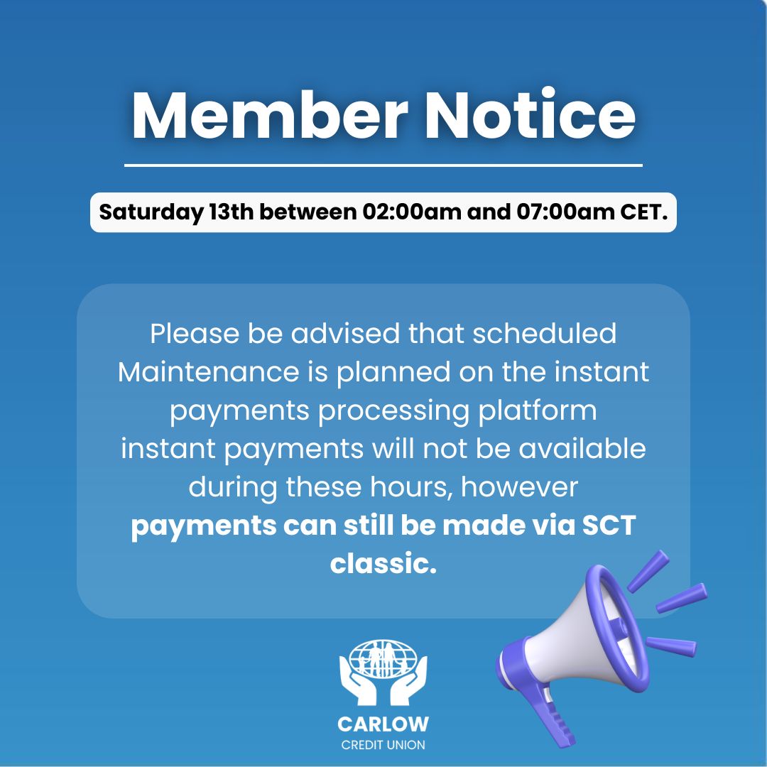 SEPA Instant Payment's Scheduled maintenance